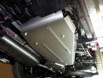 Защита бака (алюминий) TCC Hyundai Santa Fe 3 DM рестайлинг (2015-2019)