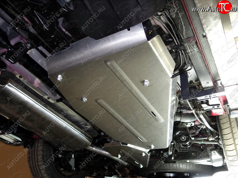 11 649 р. Защита бака (алюминий) TCC  Hyundai Santa Fe  3 DM (2015-2019)  с доставкой в г. Калуга