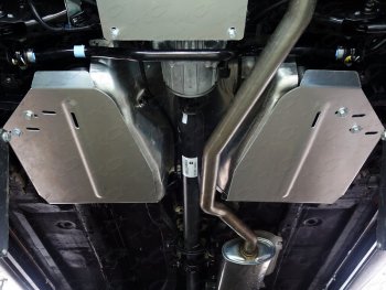 9 449 р. Защита бака (алюминий) TCC Nissan Murano 3 Z52 дорестайлинг (2015-2022)  с доставкой в г. Калуга. Увеличить фотографию 1