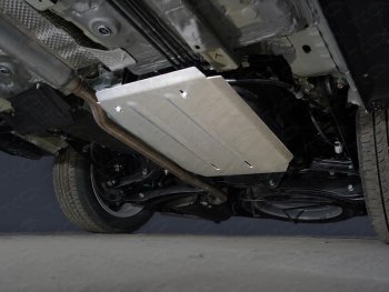 5 799 р. Защита бака (V-2.0 2WD, алюминий) TCC Mitsubishi Outlander GF 3-ий рестайлинг (2018-2024)  с доставкой в г. Калуга. Увеличить фотографию 1