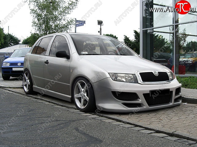 25 699 р. Передний бампер Weber Sport  Skoda Fabia  Mk1 (2004-2008) седан рестайлинг, хэтчбек рестайлинг  с доставкой в г. Калуга