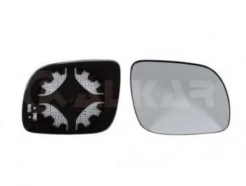 619 р. Правое полотно зеркала (сферическое, с подогревом) ALKAR Skoda Octavia Tour A4 1U2 лифтбэк рестайлинг (2000-2010)  с доставкой в г. Калуга. Увеличить фотографию 1
