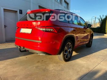 22 699 р. Фаркоп Aragon.(шар V) Skoda Kodiaq NU7 дорестайлинг (2017-2021)  с доставкой в г. Калуга. Увеличить фотографию 7