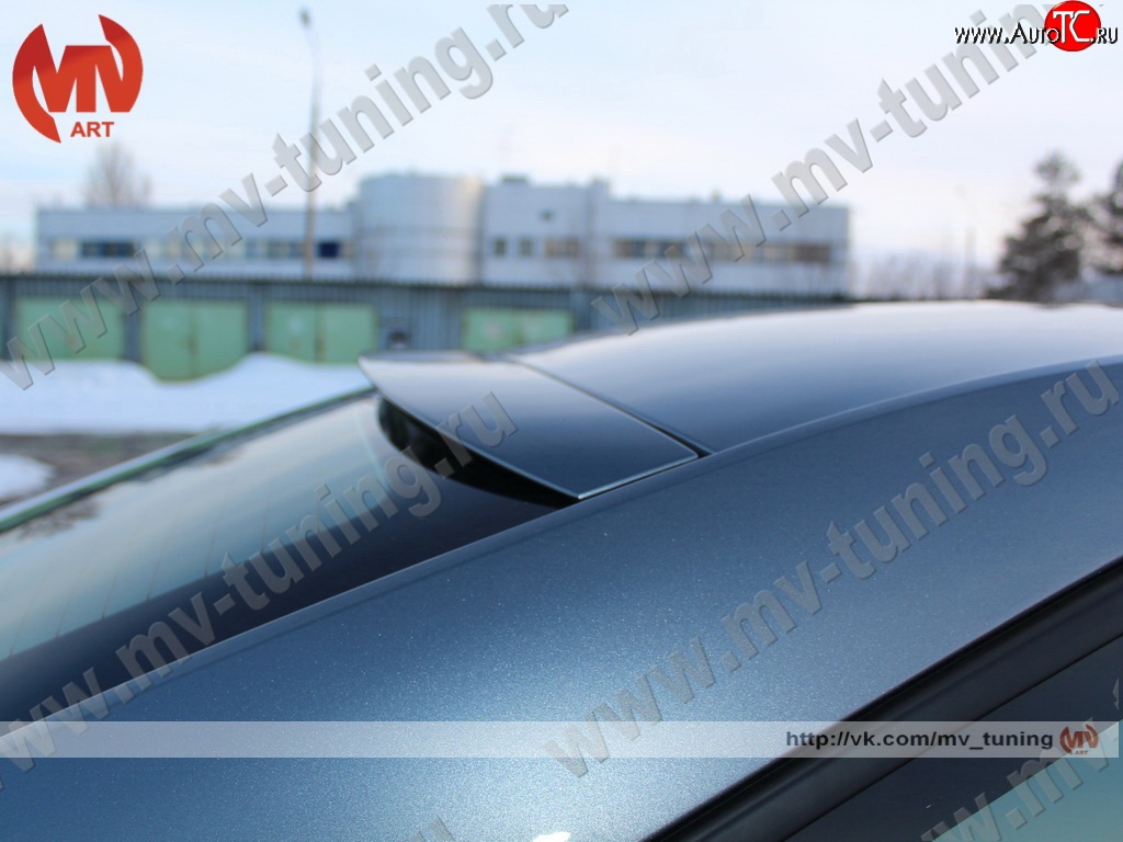 3 899 р. Козырёк на заднее стекло RS  Skoda Octavia  A7 (2012-2017) (Неокрашенный)  с доставкой в г. Калуга
