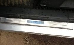 2 599 р. Накладки на порожки автомобиля CT v2 Skoda Octavia A5 дорестайлинг лифтбэк (2004-2008)  с доставкой в г. Калуга. Увеличить фотографию 2