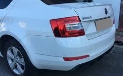 6 199 р. Накладка на задний бампер Rieger Style  Skoda Octavia  A7 (2012-2017) (Неокрашенная)  с доставкой в г. Калуга. Увеличить фотографию 7