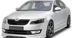 5 999 р. Пороги накладки CT Skoda Octavia A7 дорестайлинг универсал (2012-2017) (Неокрашенные)  с доставкой в г. Калуга. Увеличить фотографию 2