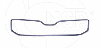 1 369 р. Молдинг решетки радиатора NSP  Skoda Octavia  A7 (2012-2017) (цвет: хром, Неокрашенная)  с доставкой в г. Калуга. Увеличить фотографию 1