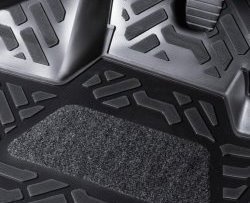 Комплект ковриков в салон Aileron 4 шт. (полиуретан, 3D с подпятником) Skoda Octavia A7 рестайлинг универсал (2016-2020)