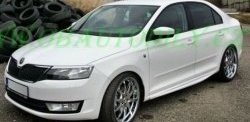 6 249 р. Пороги накладки CT Skoda Rapid NH1 хэтчбэк дорестайлинг (2012-2017) (Неокрашенные)  с доставкой в г. Калуга. Увеличить фотографию 2