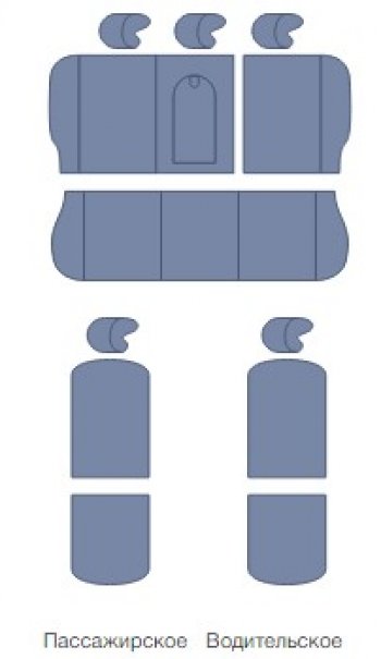 7 249 р. Чехлы сидений AUTOPILOT Экокожа (40/60 с вырезом под подлокотник, 2 П- и 3 Г-образных подголовника)  Skoda Rapid  NH3 (2012-2020), Volkswagen Polo  Mk6 (2020-2022) (Черный + Черный)  с доставкой в г. Калуга. Увеличить фотографию 2