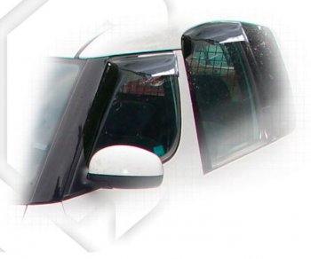 2 169 р. Дефлектора окон CA-Plastiс Skoda Roomster 5J дорестайлинг (2006-2010) (Classic полупрозрачный)  с доставкой в г. Калуга. Увеличить фотографию 1