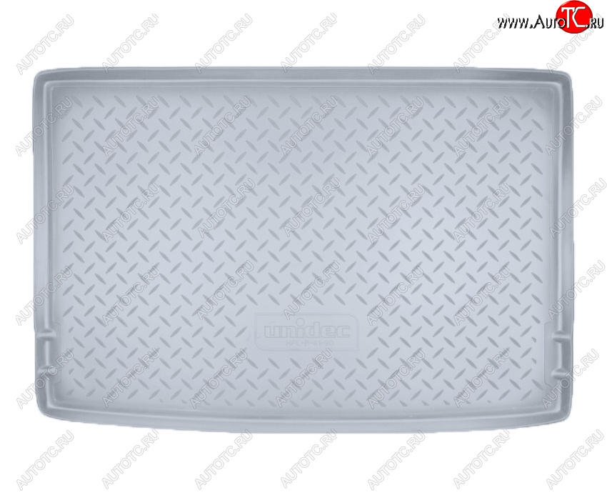 1 799 р. Коврик багажника Norplast Unidec  Skoda Yeti (2009-2018) (Цвет: серый)  с доставкой в г. Калуга