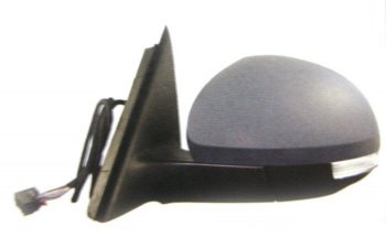 Боковое левое зеркало заднего вида SAT (обогрев, поворот, 7 контактов) Skoda Yeti (2009-2013)
