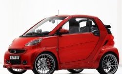 23 049 р. Накладки на колёсные арки Brabus Ultimate Smart Fortwo С453 2 хэтчбэк 3 дв. (2007-2014) (Неокрашенные)  с доставкой в г. Калуга. Увеличить фотографию 3