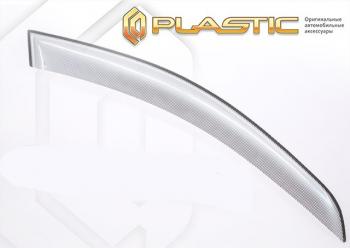 2 079 р. Дефлектора окон CA-Plastic  Sollers Argo (2022-2024) (шелкография серебро)  с доставкой в г. Калуга. Увеличить фотографию 1