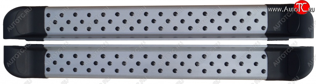 11 549 р. Алюминиевые порожки для ног Сити Стайл SSANGYONG Actyon рестайлинг (2013-2021)  с доставкой в г. Калуга