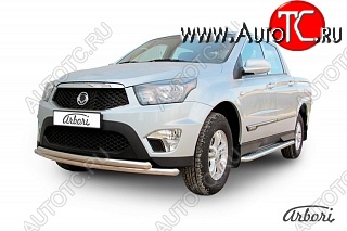 13 949 р. Обвес переднего бампера Arbori SSANGYONG Actyon Sport (2012-2024)  с доставкой в г. Калуга