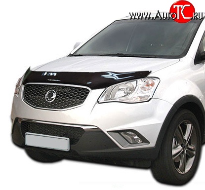 2 879 р. Дефлектор капота NovLine SSANGYONG Actyon дорестайлинг (2010-2013)  с доставкой в г. Калуга