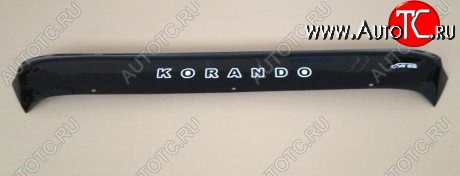 999 р. Дефлектор капота Russtal  SSANGYONG Korando  2 (1996-2006)  с доставкой в г. Калуга