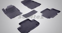 Износостойкие коврики в салон с высоким бортом SeiNtex Premium 4 шт. (резина) SSANGYONG Rexton Y290 2-ой рестайлинг (2012-2017)
