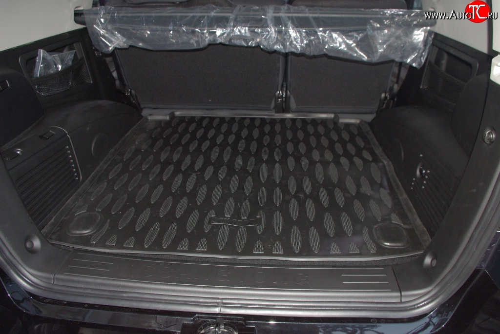 1 689 р. Коврик в багажник Aileron (полиуретан)  SSANGYONG Rexton  Y290 (2012-2017)  с доставкой в г. Калуга
