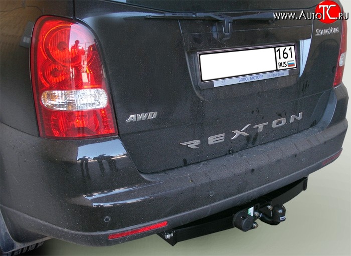 4 999 р. Фаркоп Лидер Плюс SSANGYONG Rexton Y250 (2006-2012) (Без электропакета)  с доставкой в г. Калуга