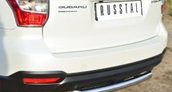 14 949 р. Одинарная защита заднего бампера из трубы диаметром 63 мм Russtal  Subaru Forester  SJ (2012-2016)  с доставкой в г. Калуга. Увеличить фотографию 2
