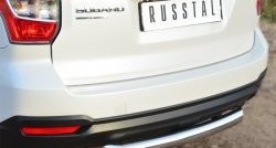 15 399 р. Одинарная защита заднего бампера из трубы диаметром 76 мм Russtal  Subaru Forester  SJ (2012-2016)  с доставкой в г. Калуга. Увеличить фотографию 2