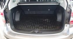 1 299 р. Коврик в багажник Aileron (полиуретан)  Subaru Forester  SJ (2012-2019)  с доставкой в г. Калуга. Увеличить фотографию 1