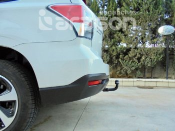 9 599 р. Фаркоп Aragon.(шар V) Subaru Forester SJ дорестайлинг (2012-2016)  с доставкой в г. Калуга. Увеличить фотографию 5