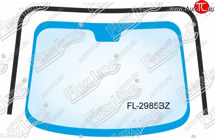 2 269 р. Молдинг лобового стекла FlexLine  Subaru Forester  SH (2008-2013)  с доставкой в г. Калуга