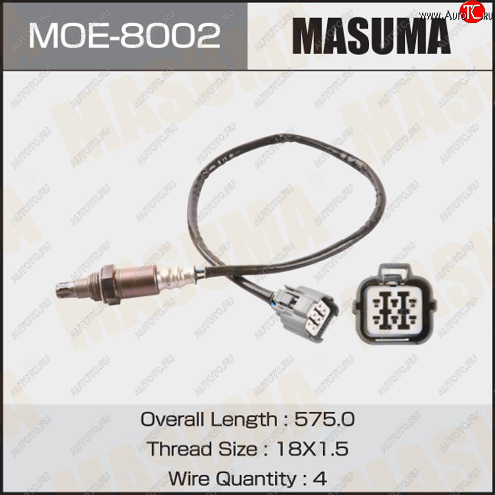 6 399 р. Датчик кислородный Masuma Subaru Forester SH (2008-2013)  с доставкой в г. Калуга