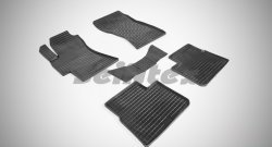 Износостойкие коврики в салон с рисунком Сетка SeiNtex Premium 4 шт. (резина) Subaru Impreza GH хэтчбэк (2007-2012)