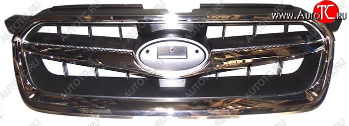 1 579 р. Решётка радиатора SAT  Subaru Legacy  BL,B13 (2006-2009) (Неокрашенная)  с доставкой в г. Калуга