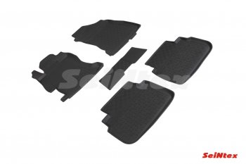 2 699 р. Резиновые коврики в салон с высоким бортом SeiNtex  Subaru XV  GT/G24 (2017-2024)  с доставкой в г. Калуга. Увеличить фотографию 1