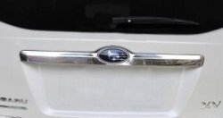 5 349 р. Накладка на крышку багажника СТ Subaru XV GP/G33 дорестайлинг (2012-2016)  с доставкой в г. Калуга. Увеличить фотографию 1