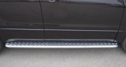 12 649 р. Широкая защита порогов (5 дв.) Russtal  Suzuki Grand Vitara  JT 5 дверей (2012-2016)  с доставкой в г. Калуга. Увеличить фотографию 2
