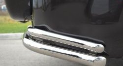 13 999 р. Защита заднего бампера (Ø63 и 42 мм, нержавейка) Russtal  Suzuki Grand Vitara  JT 5 дверей (2012-2016)  с доставкой в г. Калуга. Увеличить фотографию 3