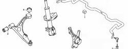 1 059 р. Полиуретановый сайлентблок рычага передней подвески Точка Опоры  Suzuki Aerio  RA21S, RC51S (2001-2007)  с доставкой в г. Калуга. Увеличить фотографию 2