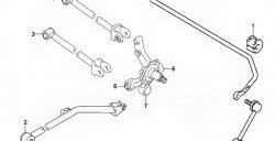 349 р. Полиуретановая втулка стабилизатора задней подвески Точка Опоры Suzuki Aerio RA21S, RC51S седан дорестайлинг (2001-2003)  с доставкой в г. Калуга. Увеличить фотографию 2