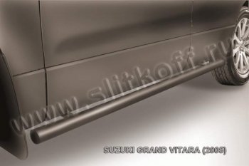 Защита порогов Slitkoff Suzuki Grand Vitara JT 5 дверей 1-ый рестайлинг (2008-2012)