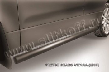 Защита порогов Slitkoff Suzuki Grand Vitara JT 5 дверей 1-ый рестайлинг (2008-2012)