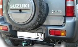 7 849 р. Фаркоп Лидер Плюс (до 1200 кг) Suzuki Jimny JB23/JB43 дорестайлинг (1998-2001) (Без электропакета)  с доставкой в г. Калуга. Увеличить фотографию 1