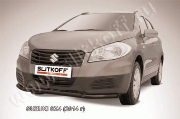 Защита переднего бампер Slitkoff Suzuki SX4 JYB, JYA хэтчбэк дорестайлинг (2013-2016)