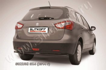 Защита задняя Slitkoff Suzuki SX4 JYB, JYA хэтчбэк дорестайлинг (2013-2016)