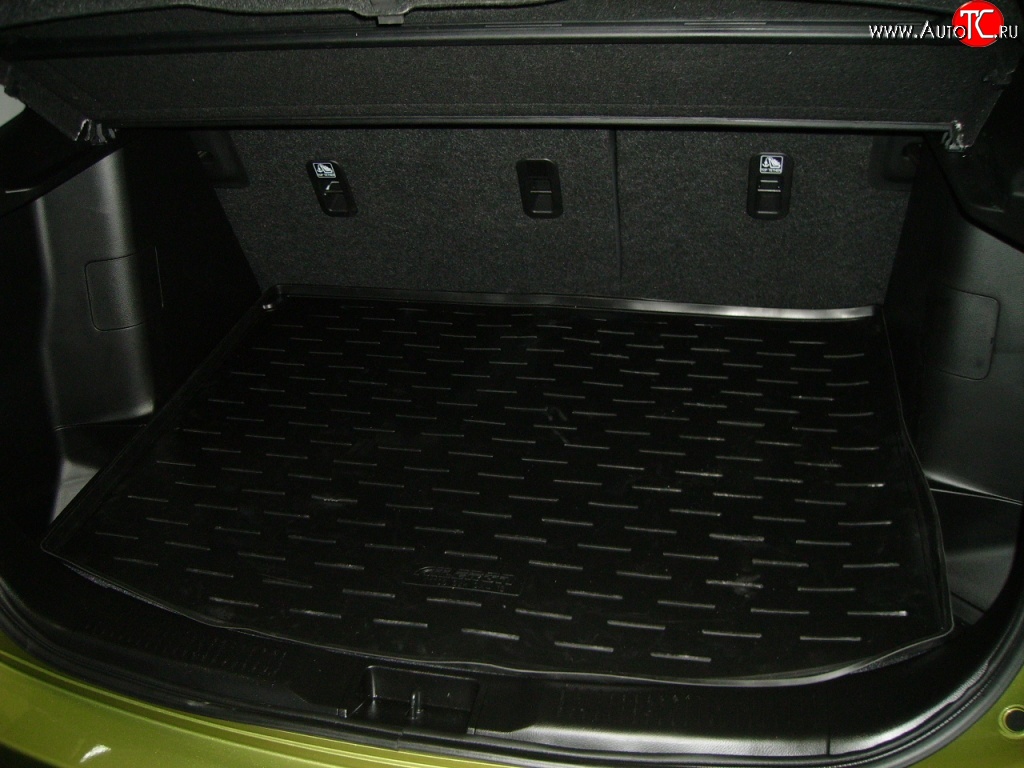 1 099 р. Коврик в багажник (2 кармана) Aileron (полиуретан)  Suzuki SX4  JYB, JYA (2013-2016)  с доставкой в г. Калуга