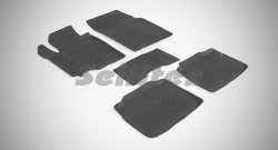 Износостойкие коврики в салон с высоким бортом SeiNtex Premium 4 шт. (резина) Suzuki (Сузуки) SX4 (СХ4)  JYB, JYA (2013-2016) JYB, JYA хэтчбэк дорестайлинг