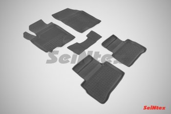 4 599 р. Износостойкие резиновые коврики в салон с высоким бортом Seintex  Suzuki Vitara  LY (2015-2024)  с доставкой в г. Калуга. Увеличить фотографию 1