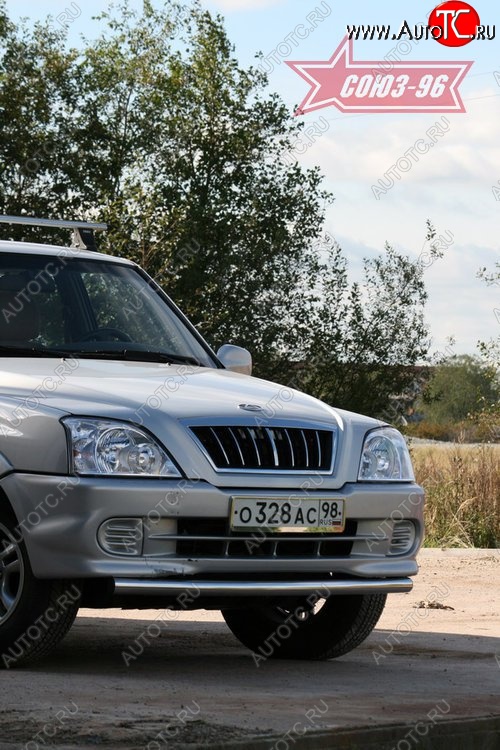 8 234 р. Защита переднего бампера одинарная Souz-96 (d60) ТАГАЗ Road Partner (2007-2009)  с доставкой в г. Калуга